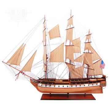 Uss Constitution Xl Museum-quality Fully Assembled Wooden Model Ship