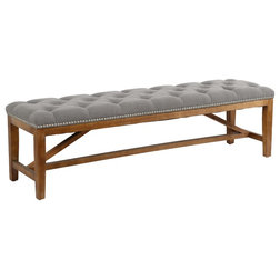 Transitional Upholstered Benches by Kosas