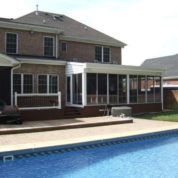 New EZ Breeze Screen Porch & TREX decking