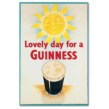 Guinness Brewery 'Lovely Day For A Guinness XIV' Canvas Art, 16"x24"