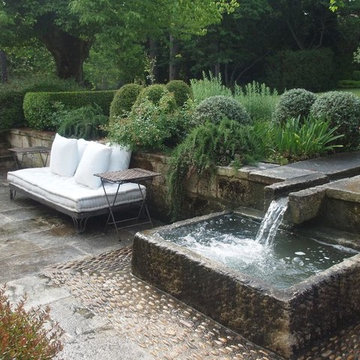 Exterior water Fountains for Pools and Walls, Mediterranean Style
