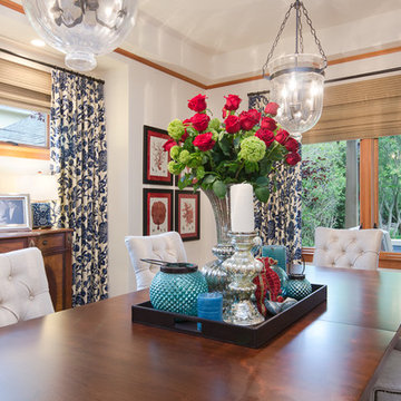 California Coastal Home Traditional Style Dining Room