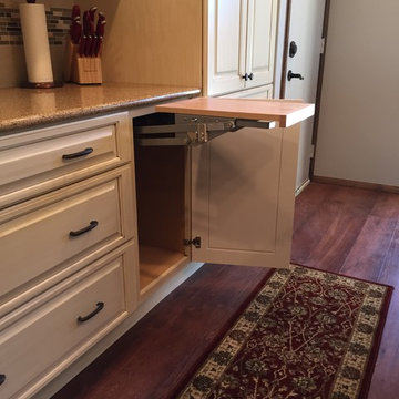White Suede & Basil Kitchen