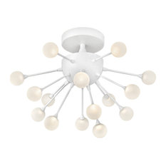 Fredrick Ramond Impulse 15-Light Semi-Flush Mount, Cloud