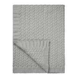 John Lewis Knitted Waves Throw - Throws