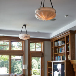North Shore Chicago Shingle Style Home - Chandeliers