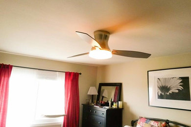 Mid-sized master bedroom photo in Los Angeles