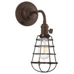 Hudson Valley Lighting - Hudson Valley Lighting 8000-OB-MS3 Heirloom - One Light Wall Sconce - Shade Included.Heirloom One Light W Old Bronze MS3 Glass *UL Approved: YES Energy Star Qualified: YES ADA Certified: n/a  *Number of Lights: Lamp: 1-*Wattage:60w A19 Medium Base bulb(s) *Bulb Included:Yes *Bulb Type:A19 Medium Base *Finish Type:Old Bronze