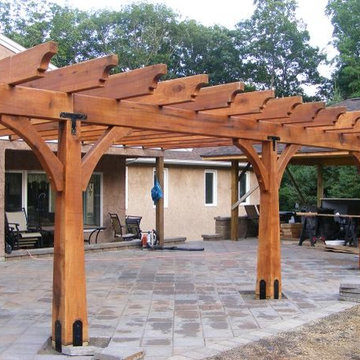 Timber Framed Structures, Arbors, Trellises, Pergolas, Trelisses in NYC, NJ, CT