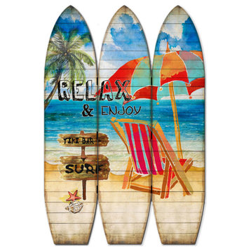 47"x1"x71" Classic Multicolor Surfboard Screen