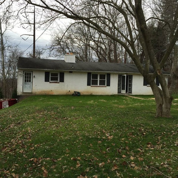 Second floor addition to the pre-existing residence