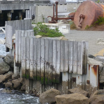 Wellington Wharf Railway sleepers
