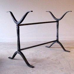 Wrought Iron Trestle Base - Products