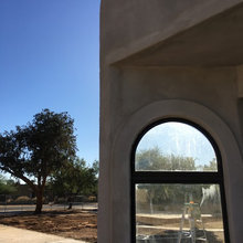 Slab and guest house