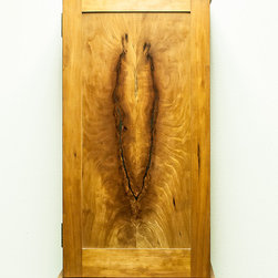 Solid Cherry Krenovian Style Whiskey Cabinet - Medicine Cabinets