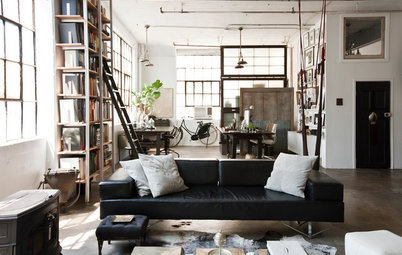 My Houzz: International Meets Industrial in a Brooklyn Loft