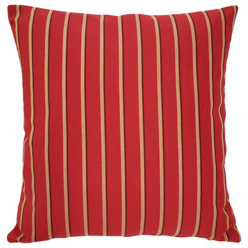 Sunbrella Harwood Crimson Outdoor Pillow 20x20