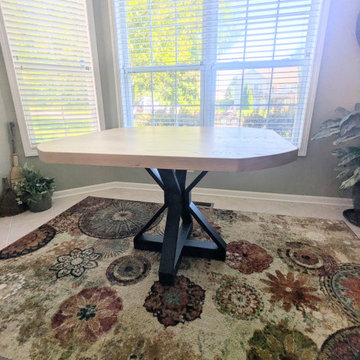 Ash Dining Table | Modern Pedestal Dining Table for Small Spaces