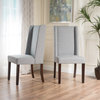 GDF Studio Cline Contemporary Fabric Wingback Dining Chair, Set of 2