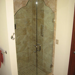 Frameless Shower French Doors - Shower Doors
