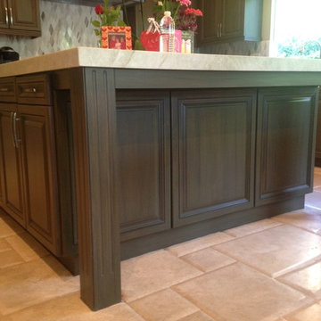 Faux Finish Cabinets