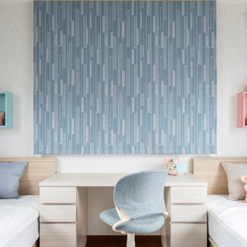 家族の笑い声に満たされる、２階リビングと子供部屋