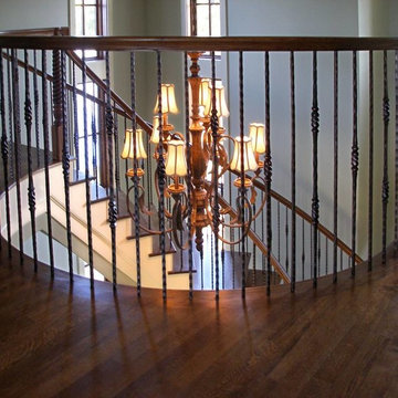 Square Hammered Tuscan Staircases
