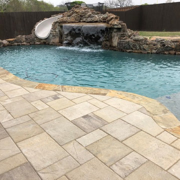 Plano, Grotto and Big Pool Slide