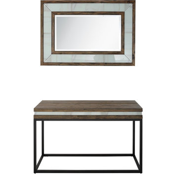 Camden Isle Bailey Wall Mirror and Console Table