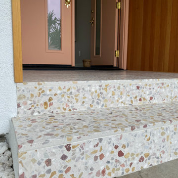 Rebecca Raskind Residential Project - SSS strands, Venice Terrazzo + Breeze Bloc