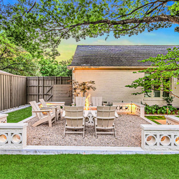 Dallas Outdoor Living Evening Fire Pit Lounge & Retreat