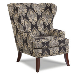 Moscato Premier Stationary Occasional Chair by La-Z-Boy shown in Black Tie - Products