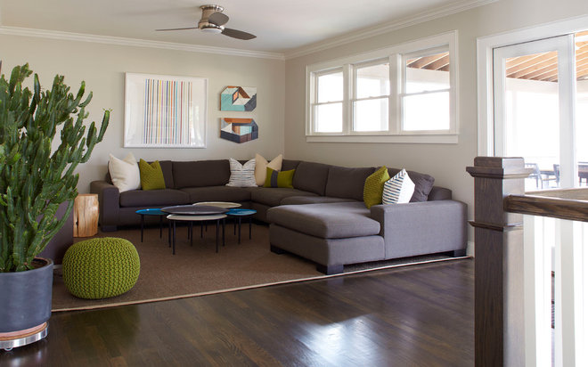 Contemporary Living Room by Mark Williams Design Associates