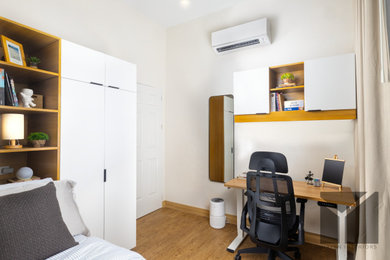 Inspiration for a scandinavian home office remodel in Other
