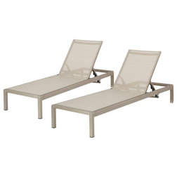 Contemporary Outdoor Chaise Lounges by GDFStudio
