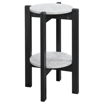 Pemberly Row Medium Plant Stand in Black