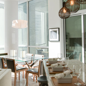 Staging Project-Chaz Yorkville Condo Dining Room