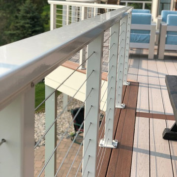 Waterfront Deck in Suttons Bay Overlooking Grand Traverse Bay
