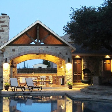 Rock Rock - Outdoor Kitchen, Shower, Bathroom & Pool Changing Room