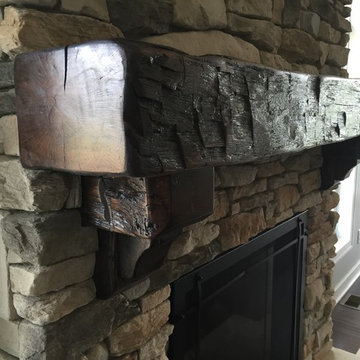 Rustic Fireplace
