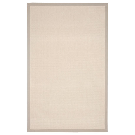 Nourison Sisal Soft Rectangle Rug, Eggshell, 5'x8'