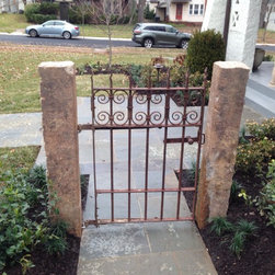 Hand Split Reclaimed Granite Post(s) Used in Landscapes - Landscaping Stones And Pavers