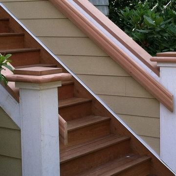 Front Entry Staircase, Seattle by Master Carpenter Westbrook Restorations