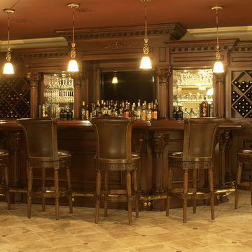 Dark Brown Residential Bar