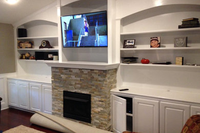 Inspiration for a timeless living room remodel in Other