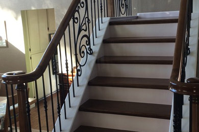 Inspiration for a timeless staircase remodel in Los Angeles