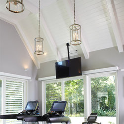 North Shore Chicago Shingle Style Home - Pendant Lighting