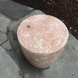 Hand-pressed Concrete Stools - Living Room Chairs