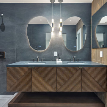 Modern Bathroom Remodels, Saratoga, CA