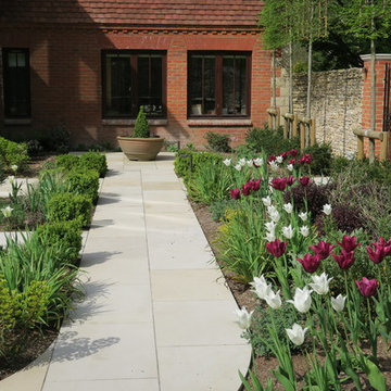 Courtyard entrance for country house in Haslemere, Surrey